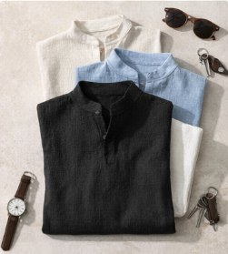 Santorini Stripe Henley